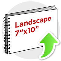 7"x10" Landscape Coil Bind