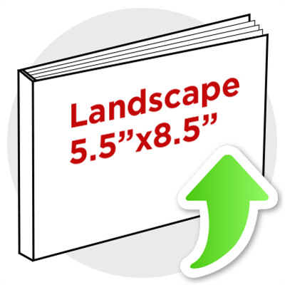 5.5"x8.5" Landscape Perfect Bind