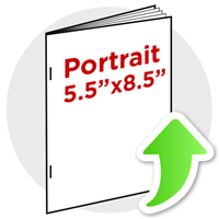 5.5"x8.5" Portrait Booklet Staple