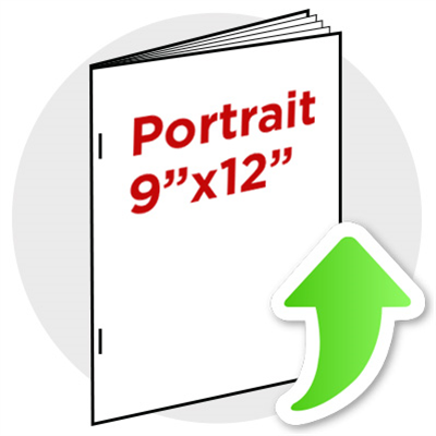 9"x12" Portrait Booklet Staple