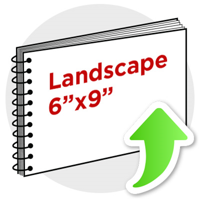 6"x9" Landscape Coil Bind