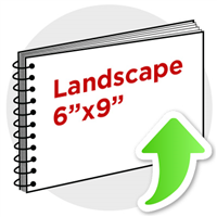 6"x9" Landscape Coil Bind