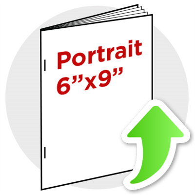 6"x9" Portrait Booklet Staple