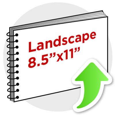 8.5"x11" Landscape Coil Bind