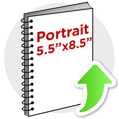 5.5"x8.5" Portrait Coil Bind