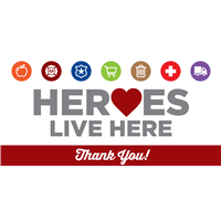 Heroes Live Here Banner